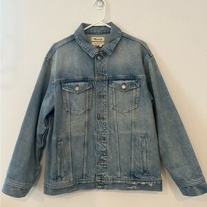 Madewell - Oversized trucker denim jacket